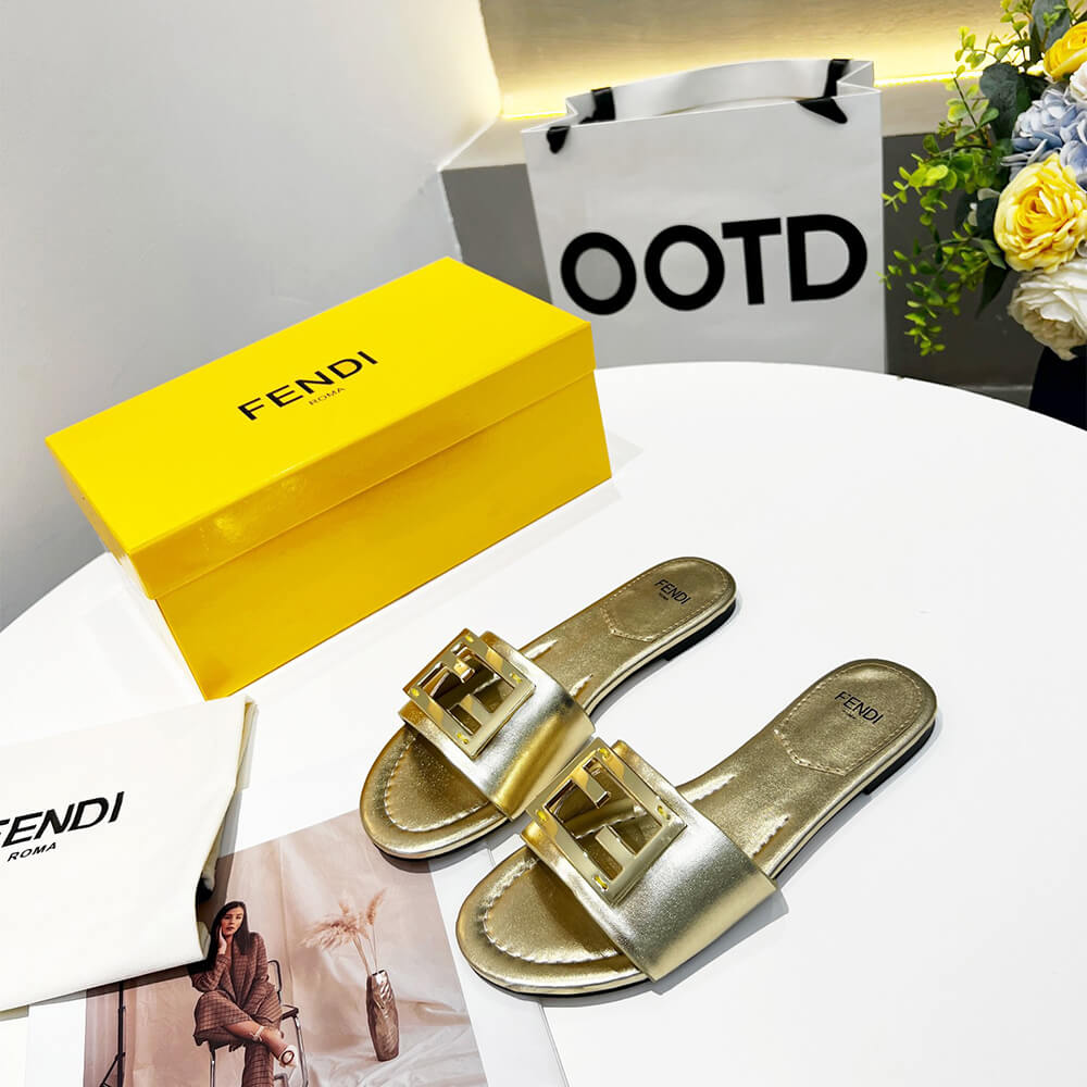 Fendi Baguette Slides